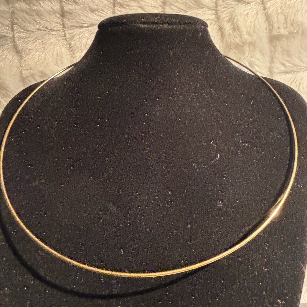 Elegant Gold Choker Necklace